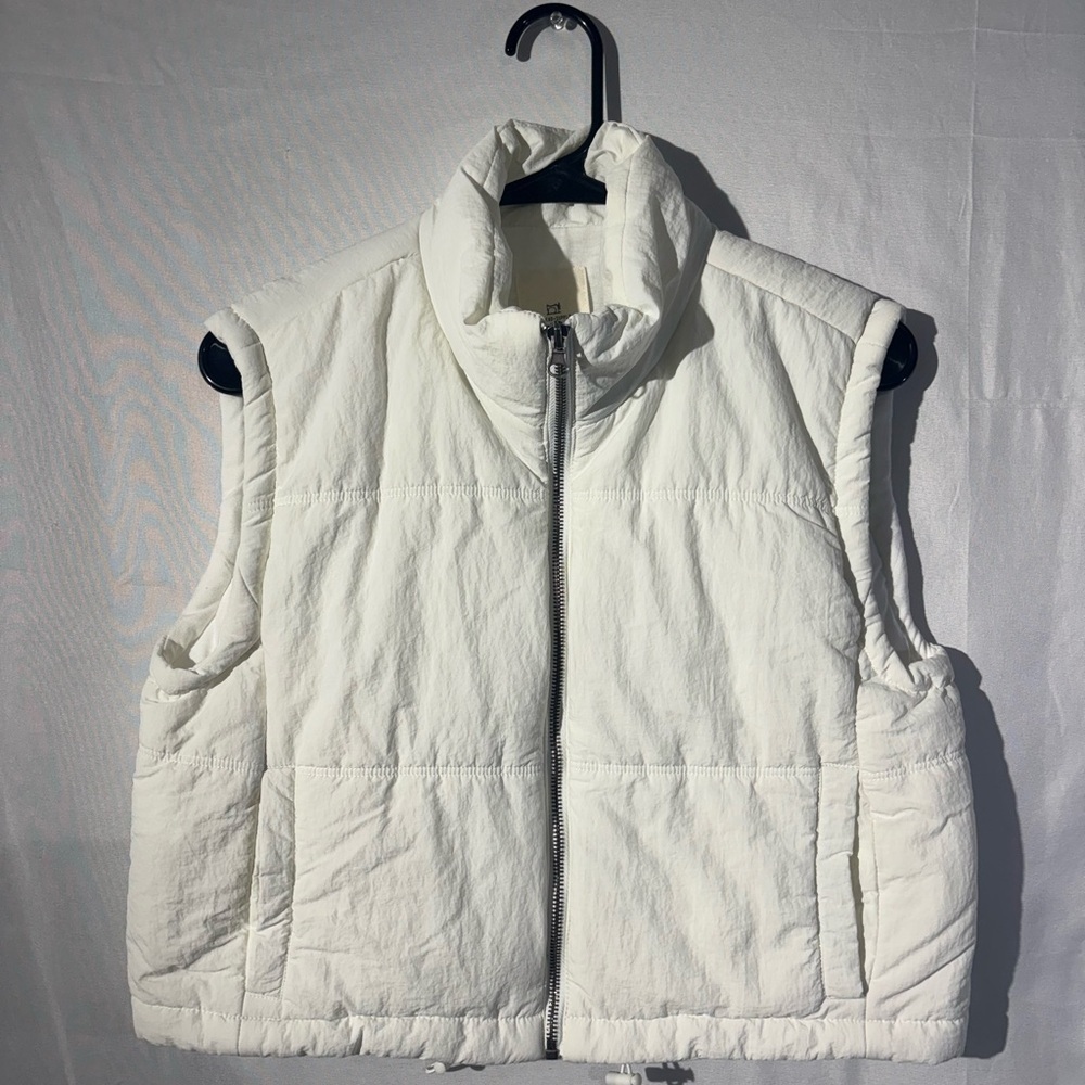 Thread & Supply Ivory Quilted Vest